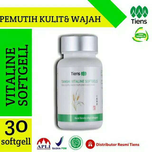 Tianshi Vitaline Softgels Pemutih Badan Tiens Original