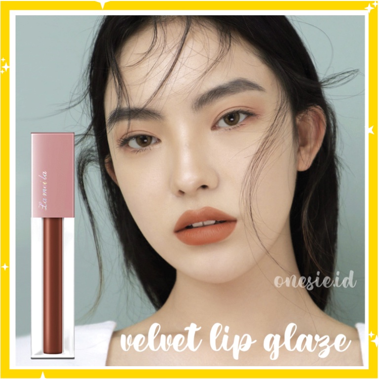 LAMEILA Velvet Lip Glaze Lipstik Pelembab Cair Lipstik LA061