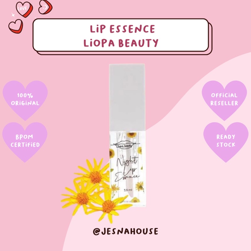[READY STOCK] Liopa Beauty Night Lip Essence | Rekomendasi Tasya Farasya Rachel Vennya