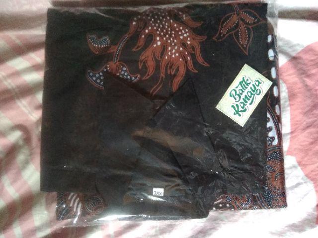 Naga Sogan Pendek Kemeja Batik Pria Lengan Pendek Katun Sragenan Full Furing