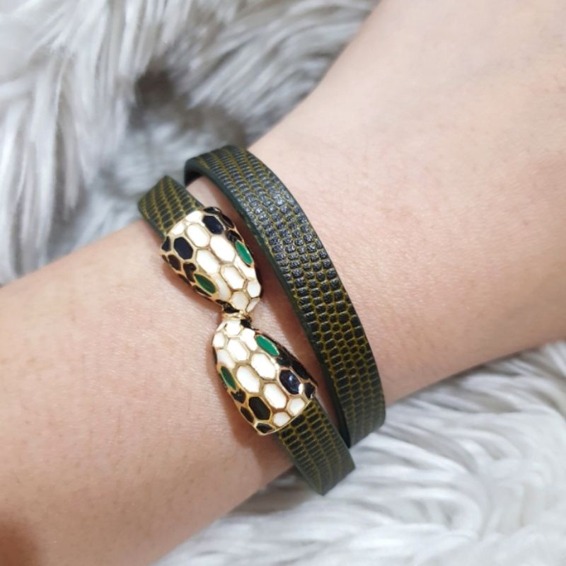 Gelang Kulit Fashion import Gelang Kulit branded band model lilit 8173 Premium Quality