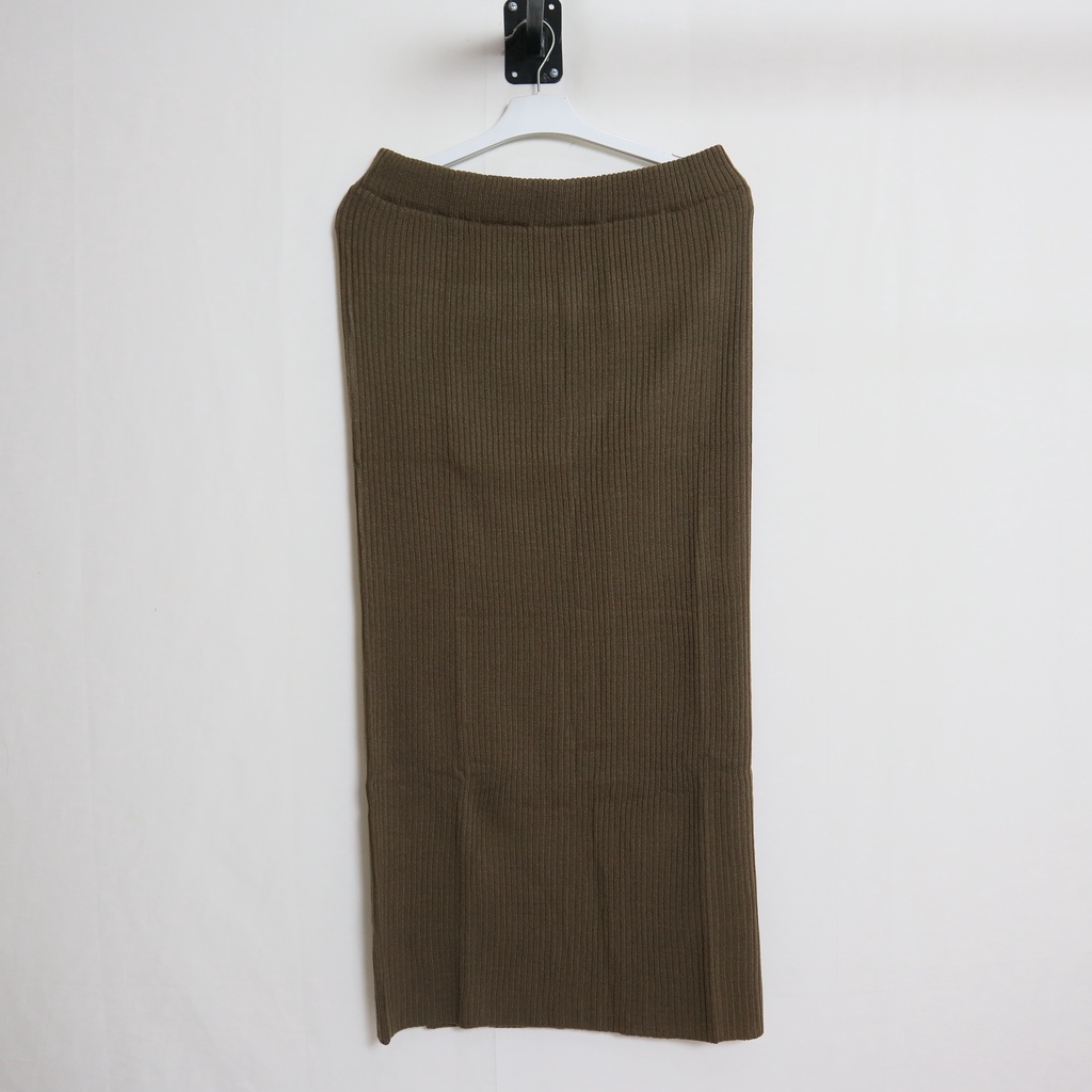 Rok Rajut ABG & JUMBO Rok Span Rajut Wanita / ROK Panjang PREMIUM / Rok Knit Rajut / Rok Tebal / Rok oversize-BROWN