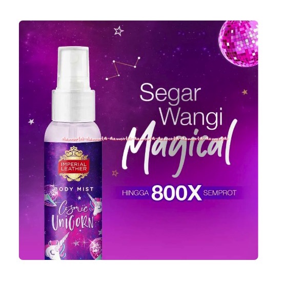 Imperial Leather Body Mist Cosmic Unicorn 100ml Perfume Heaven parfumTahan Lama Ungu Kosmik Unicorn