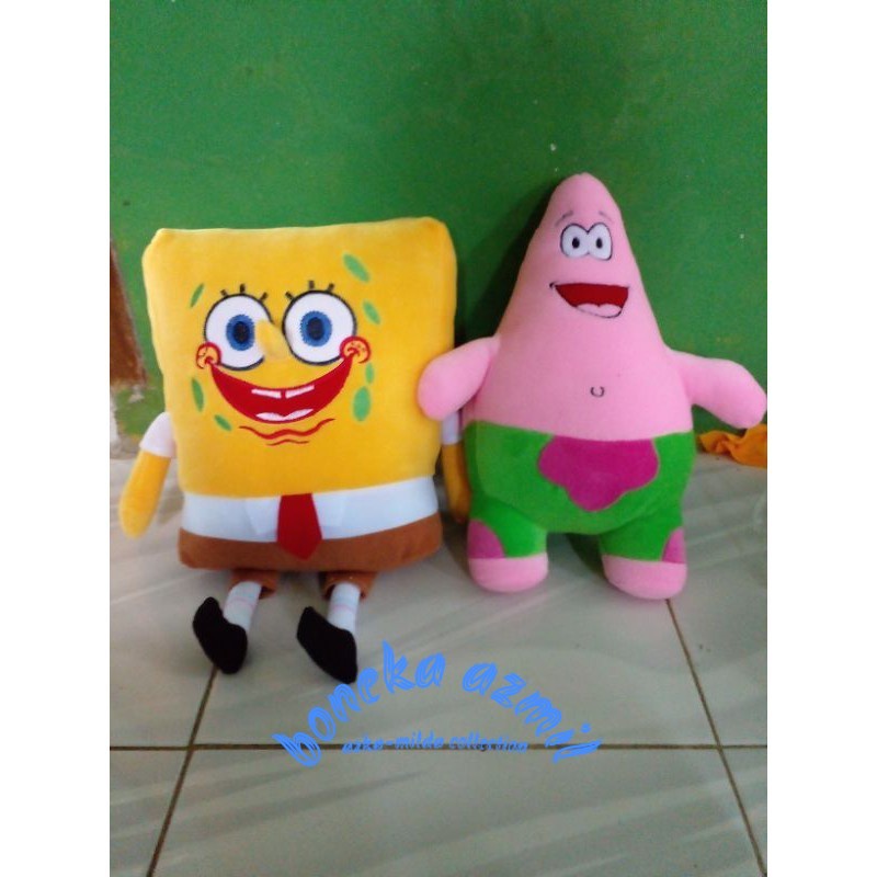 Boneka spongebob patrick/ sepasang