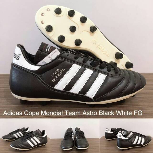 Sepatu Bola Adidas Copa Mundial Team Black White FG