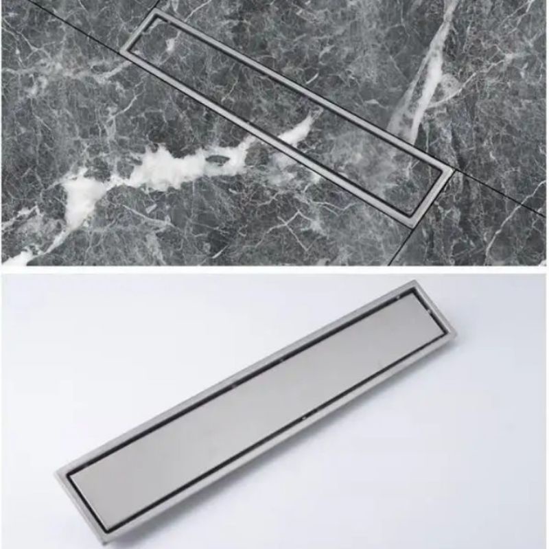 Smart Drain Persegi Stainless 304 Saringan Got 60cm Floor Drain Otomatis Anti Tikus Kecoa