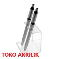Acrylic tempat pulpen / Acrylic pen stand Isi 2 #bisagojek