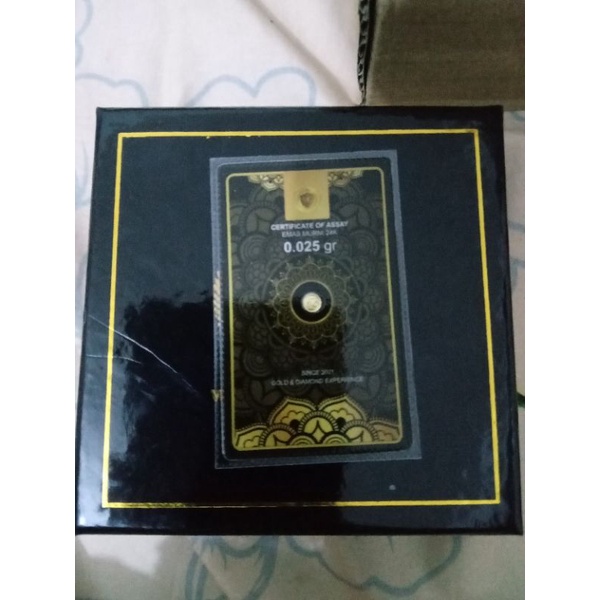 EMAS MURNI 24 K  MINIGOLD 0,25 GRAM SETARA ANTAM