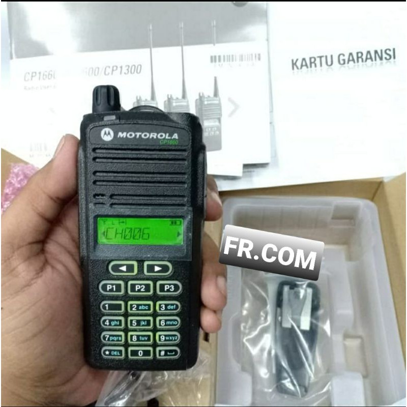 HT MOTOROLA CP1660 UHF LOW 350MHZ ORIGINAL GARANSI RESMI