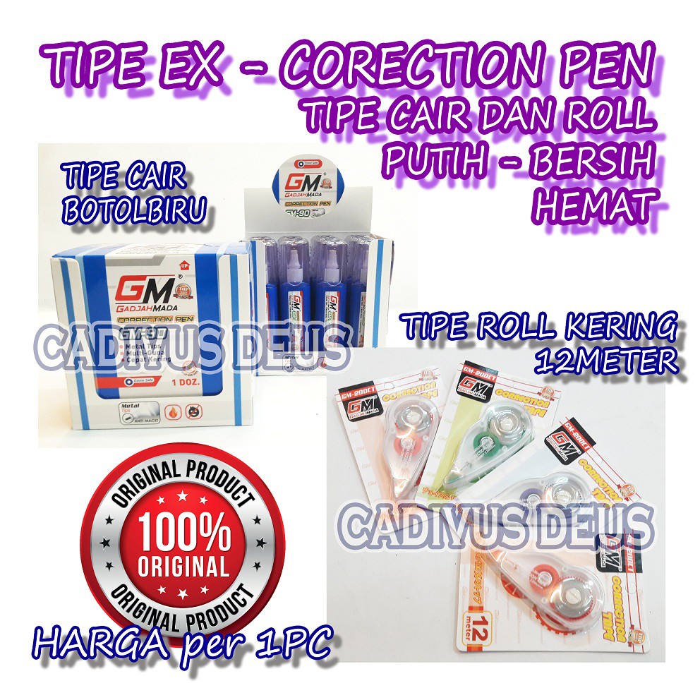 TIP EX - CORECTION PEN - TIPE CAIR - ROLL