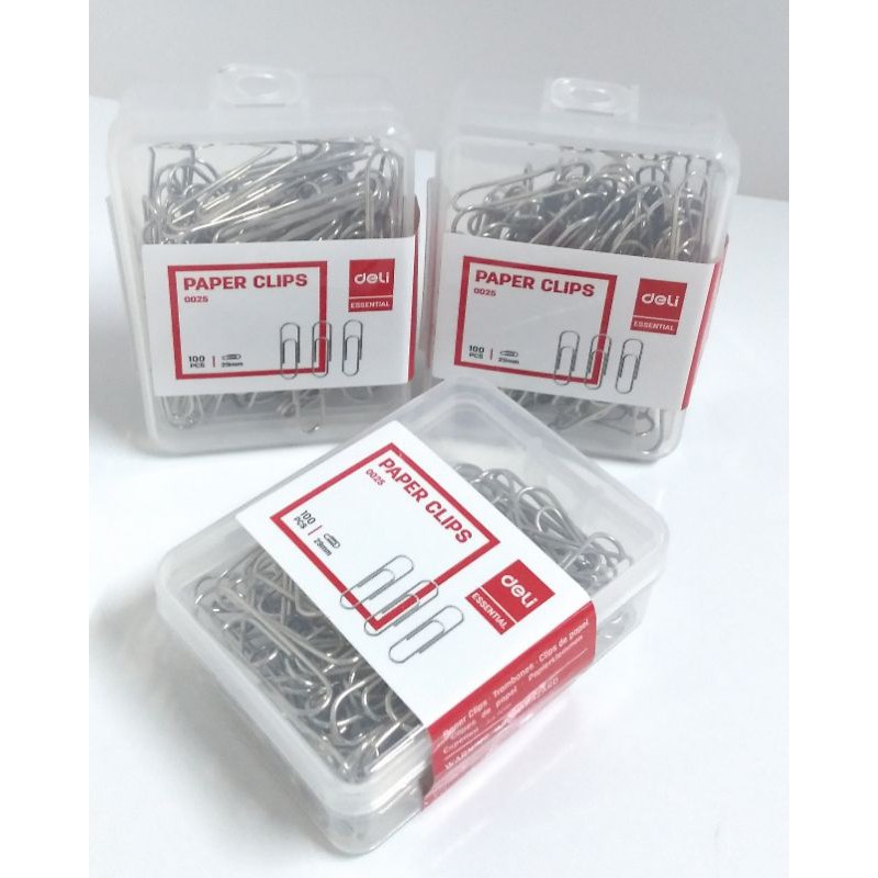 

CLIP KERTAS/PENJEPIT/PAPER CLIPS/ DELI 0025