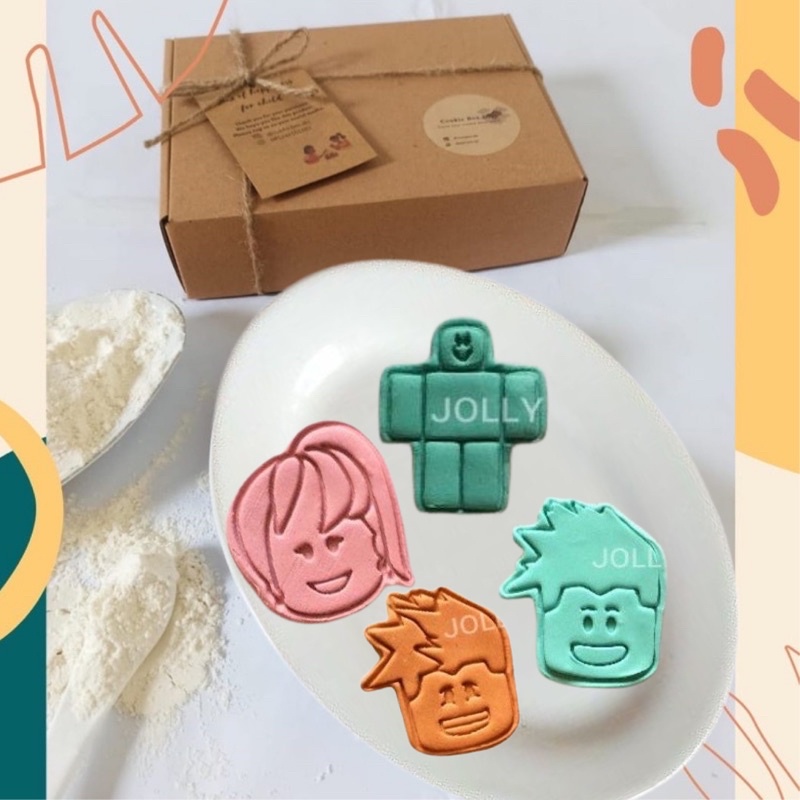 

cookies diy Roblox | hamper cookies | diy cookies kit | goodiebag ultah | hanpers upang tahun | cookies kit dy hanper ulang tahun