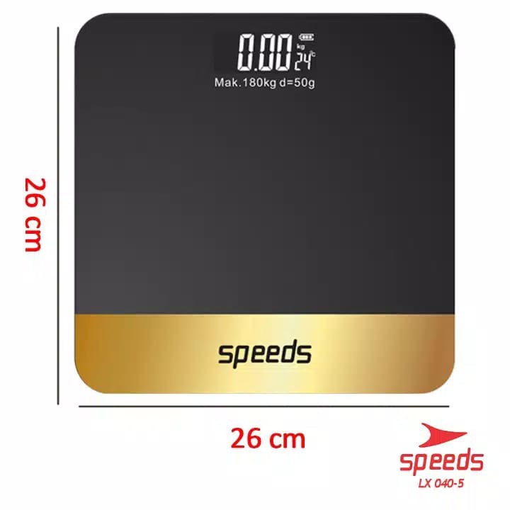Timbangan Digital Badan Tempered Elektronik Digital Scale 180KG LY/X 040-Hitam Kecil-5