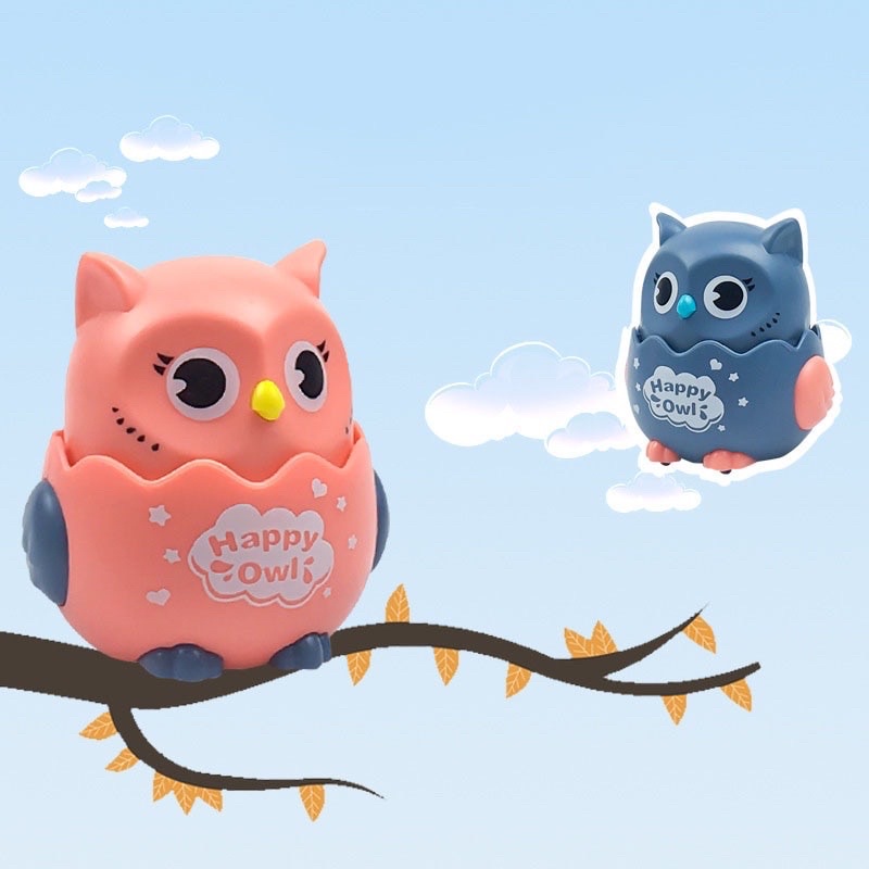 Animal Pullback Owl karakter Binatang Dino Hewan Mainan