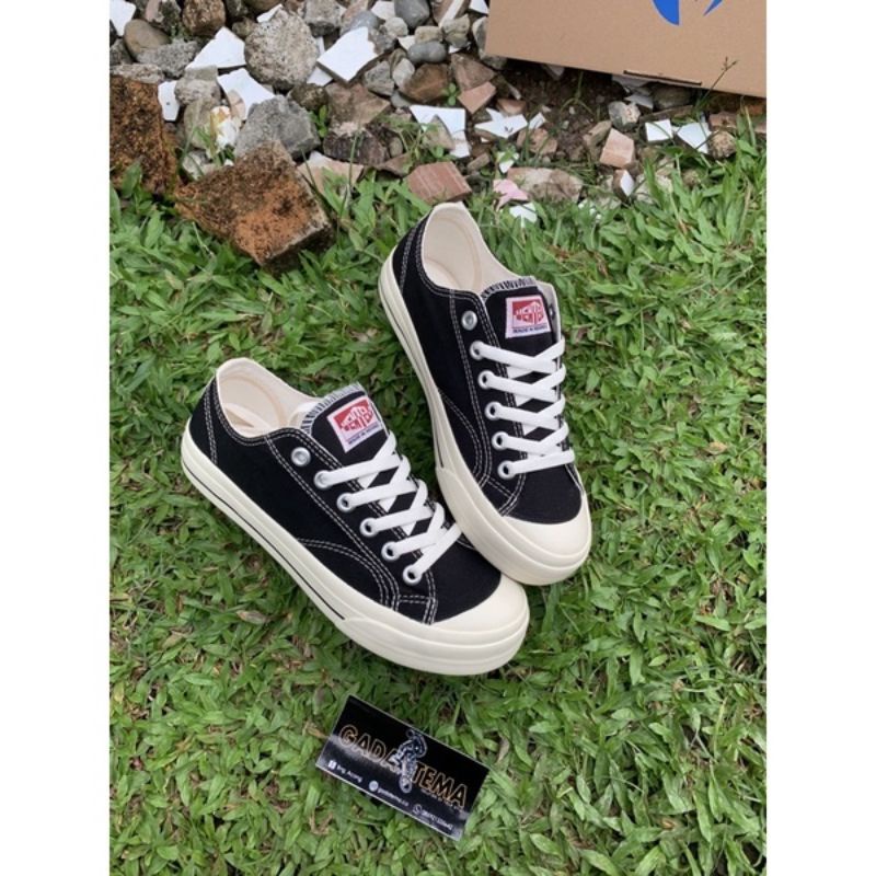 Sepatu Ventela Basic low Black Natural original 100%-6