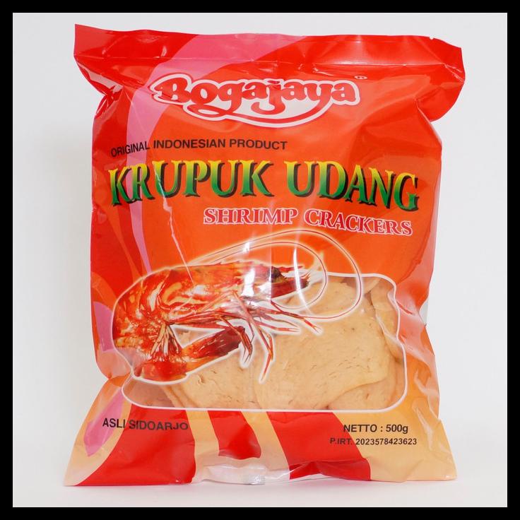 

DISKON TERBATAS !!! KERUPUK UDANG / KRUPUK UDANG SIDOARJO PREMIUM BOGAJAYA 500 GRAM TERLARIS