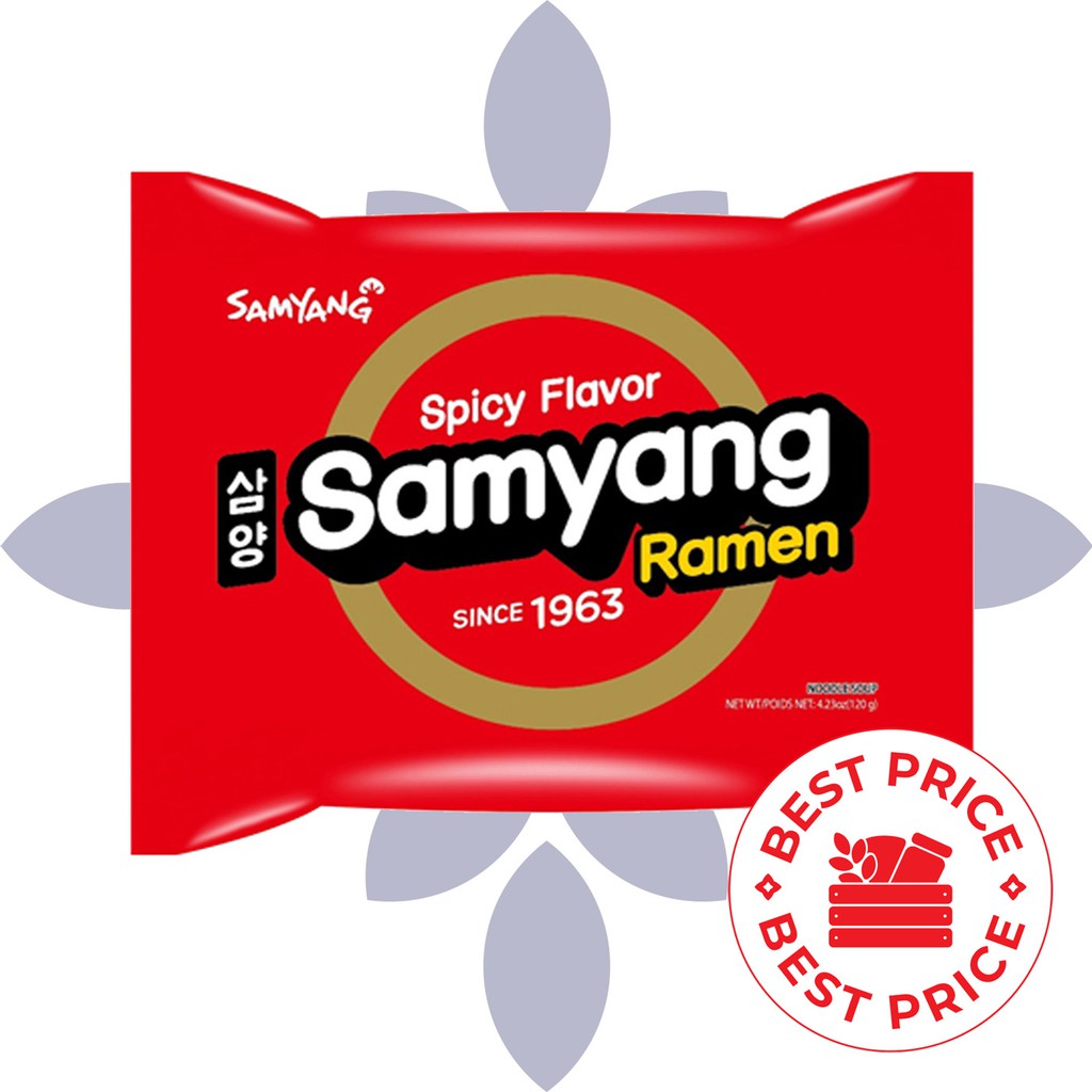 SAMYANG - HOT CHICKEN RAMEN SPICY SOUP FLAVOUR  - 120 GR (MIE INSTAN KOREA)