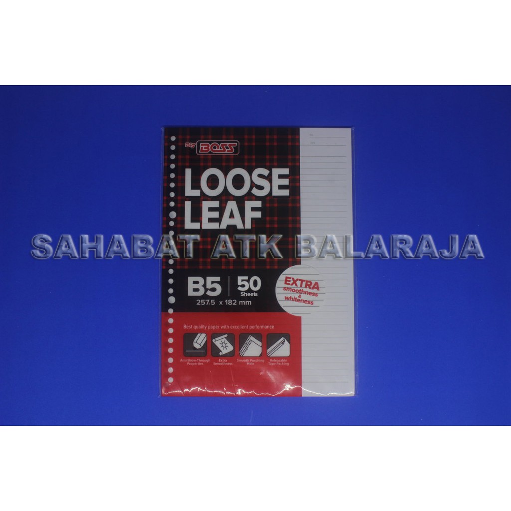 

isi kertas Binder B5 26 Ring ( isi 50 Lembar )