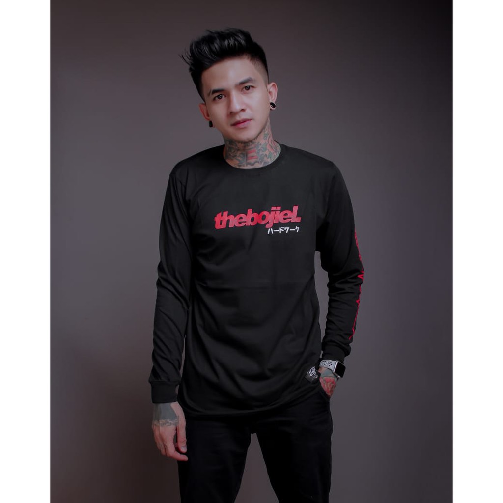 Baju Kaos Distro Lengan Panjang (The Bojiel)
