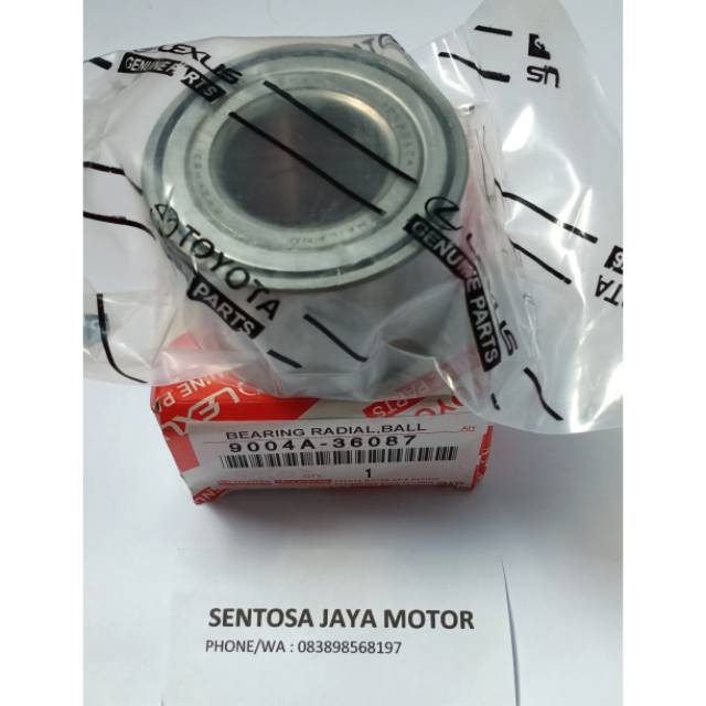 Bearing/laher/lahar roda depan avanza,xenia old vvti