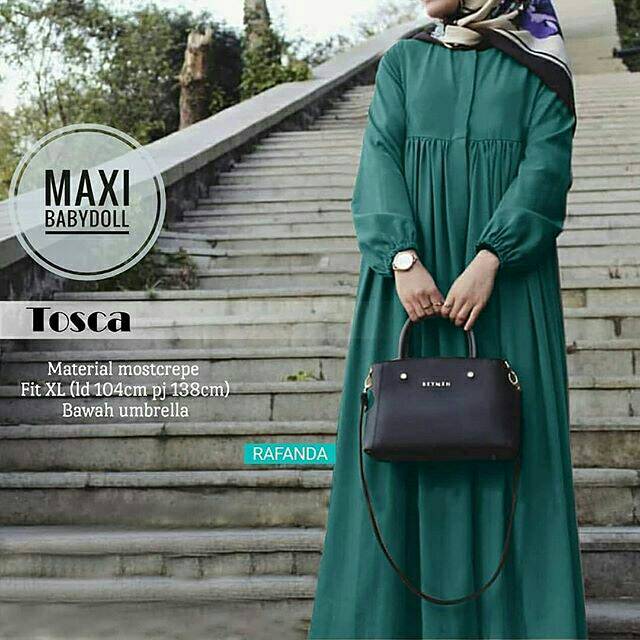 Maxi Babydoll, DRESS MUSLIM, baju wanita, baju gamis, dress, gamis, Baju gamis, fashion wanita