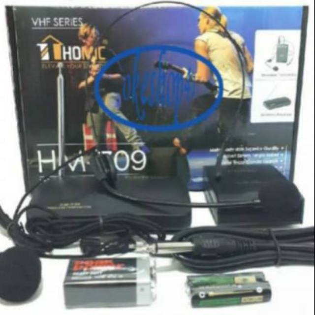 MICROPHONE WIRELESS CLIP ON plus HEADSET BANDO