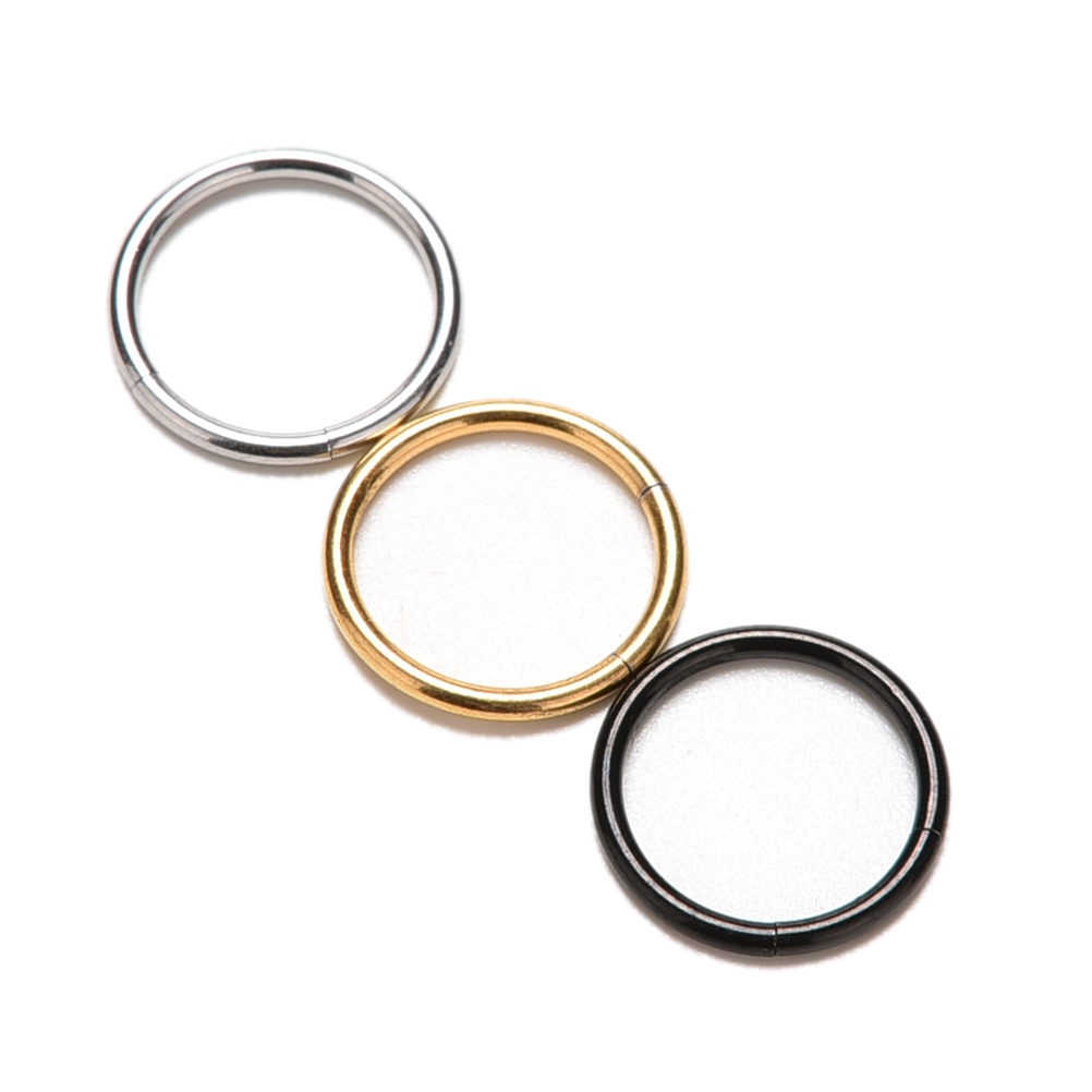 1pc Anting Tindik Hidung / Bibir / Telinga Bahan Titanium