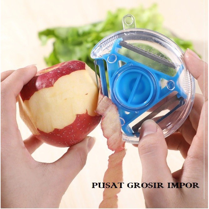 Peeler 3 in 1 / Alat Pengupas Parutan Penyerut Buah 3 in 1 multifungsi