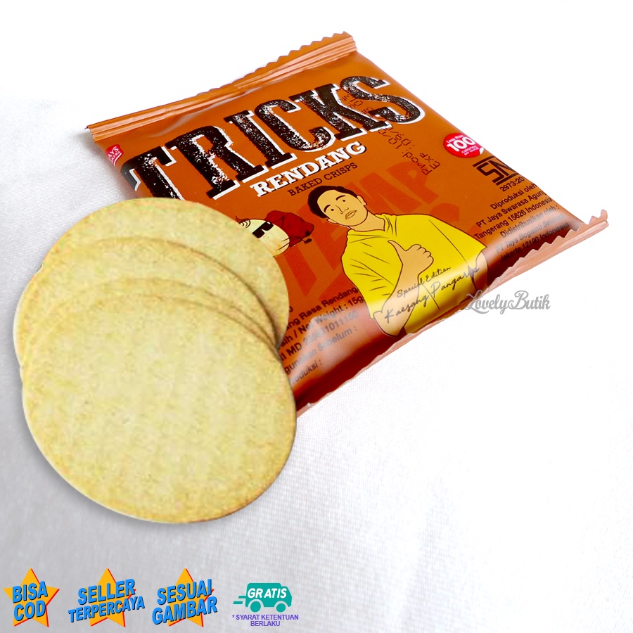 Tricks Biskuit Kentang Potato Baked Chips Aneka Rasa - 1 Box Isi 10 Pack - Lovelybutik