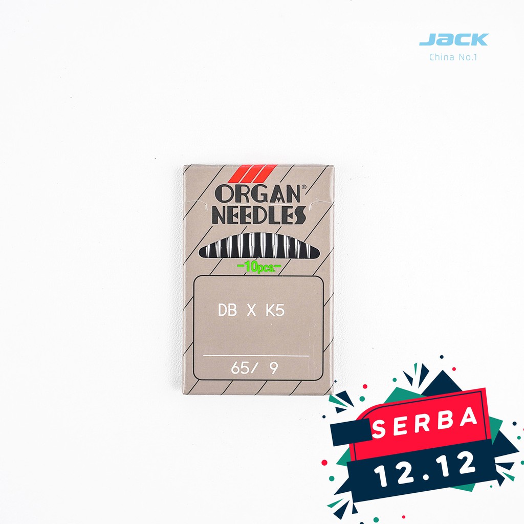 Organ Needles DBxK5 Size 8-16 Jarum Mesin Bordir Komputer (Embroidery) Original Japan