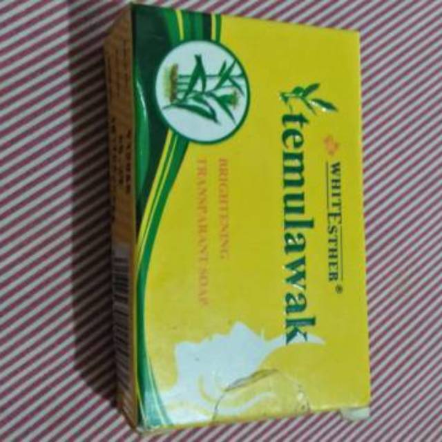 100% ORIGINAL SABUN BATANG PENCUCI WAJAH TEMULAWAK WHITE ESTER BPOM