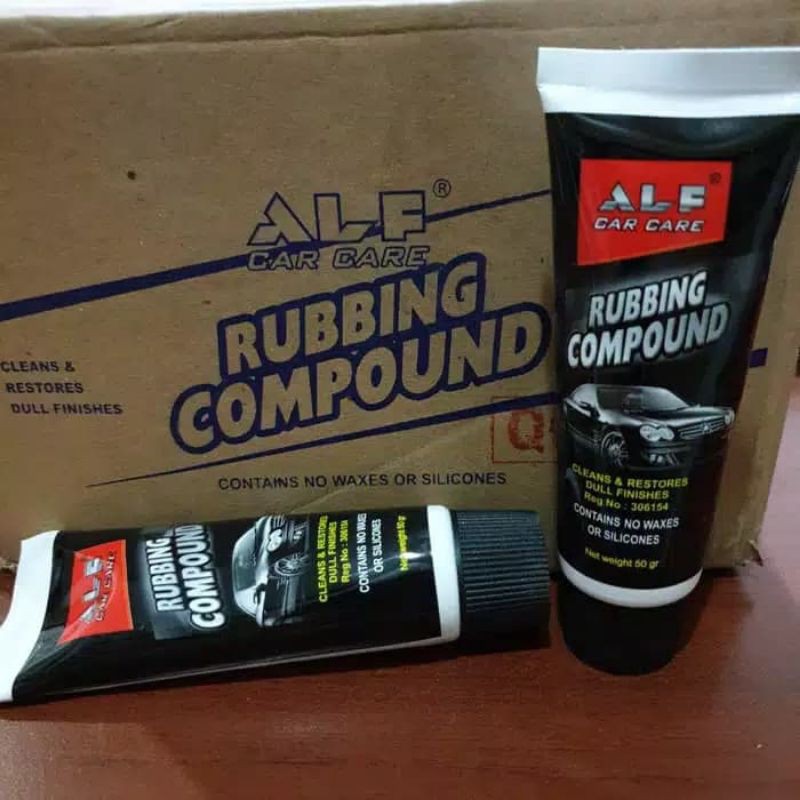 Murah ! Kompon Mobil Motor Helm Alf Rubbing Compound Poles Body Bodi Wax 50Gr