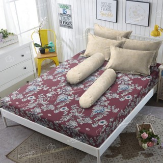 Sprei Deluxe Kintakun Jemima Bantal 4 Ukuran 180x200