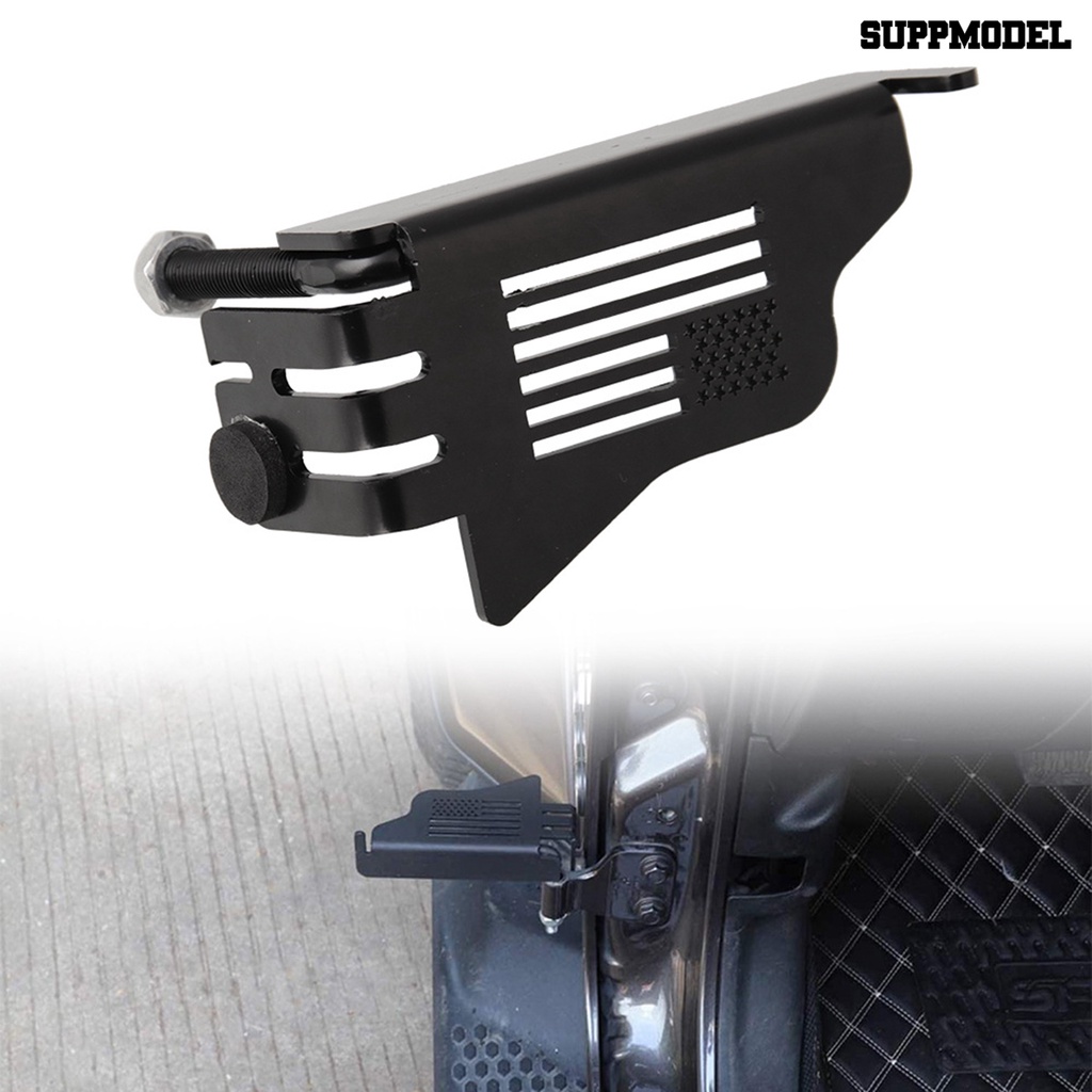 2pcs Pedal Engsel Pintu Samping Mobil Bahan Aluminum Motif Bendera Amerika Untuk Jeep Wrangler 07-20