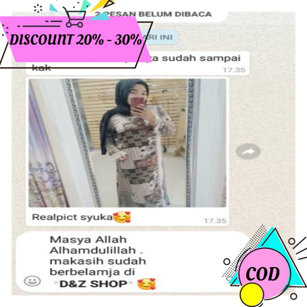 (BAYAR DITEMPAT) COD LATIFAH DRESS / REFERENSI JAMEELA LUXURY EID SERIES JAVINA AA1939