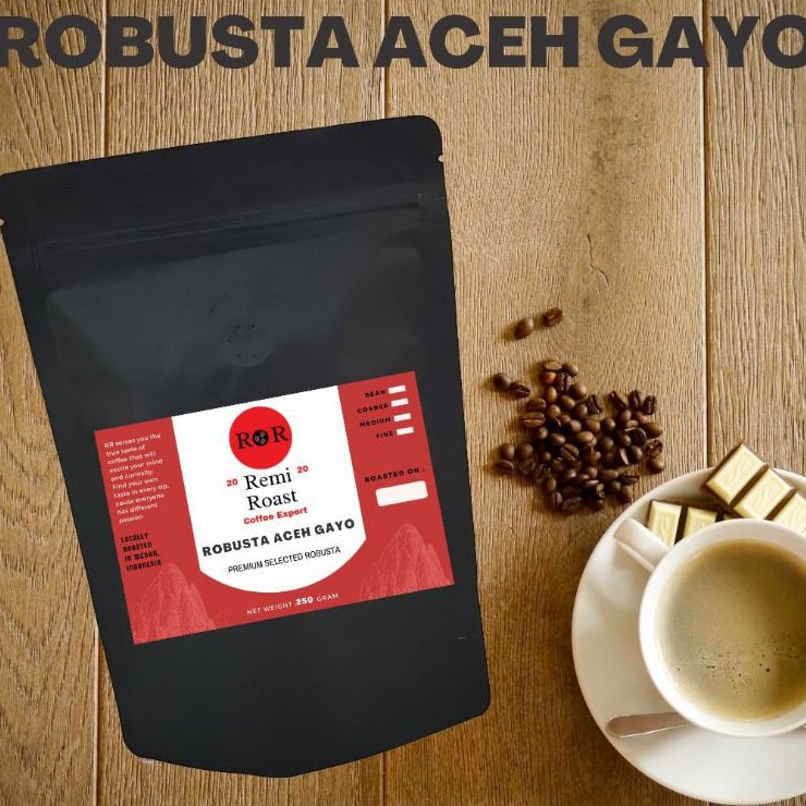 

KOPI ROBUSTA ACEH GAYO 250 GRAM BUBUK / BIJI