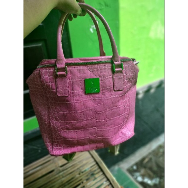 defaye black pl tas fuschia tas multifungsi