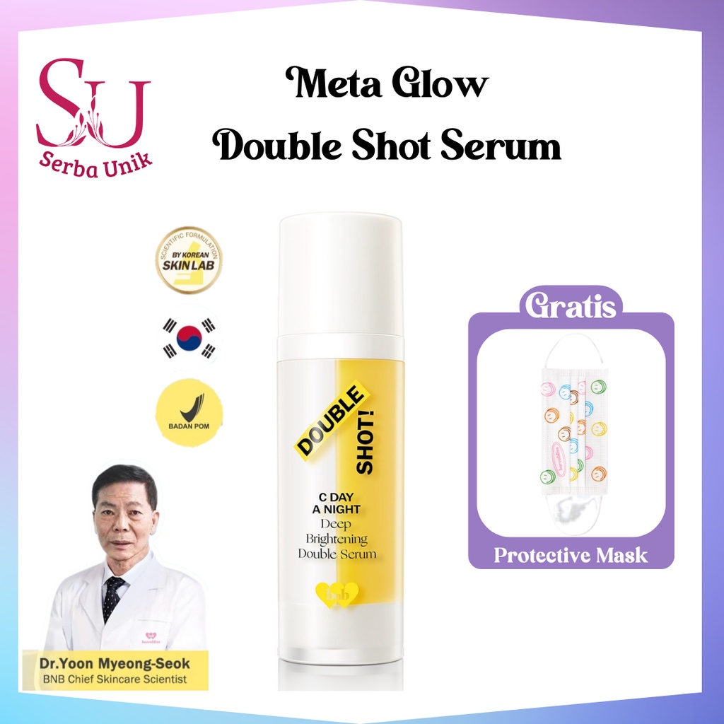 BNB Barenbliss Meta Glow Double Shot C Day A Night Deep Brightening Korea Double Serum 28 Days