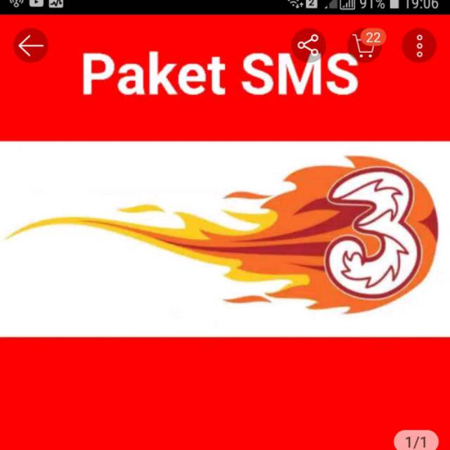 Paket Sms Tri ke All operator