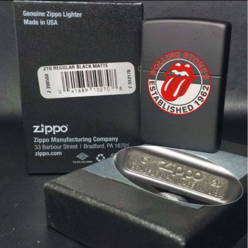korek api Zippo original rolling Stones keren dan limited