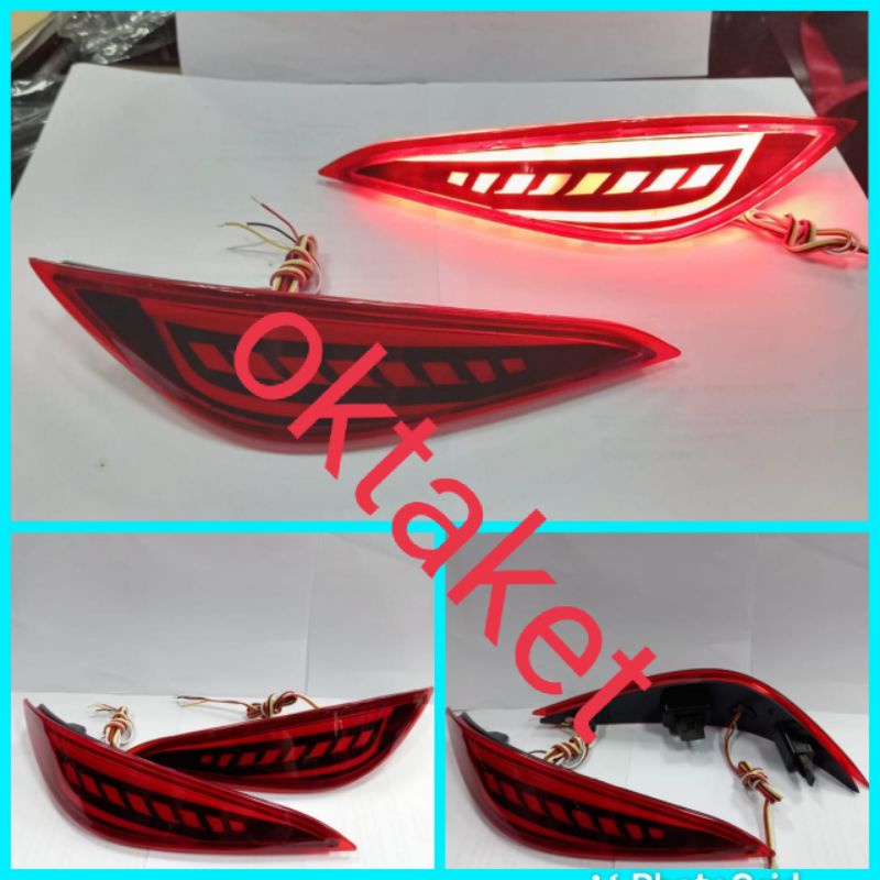 lampu bumper/lampu reflektor mata kucing all new rush terios 2018 up