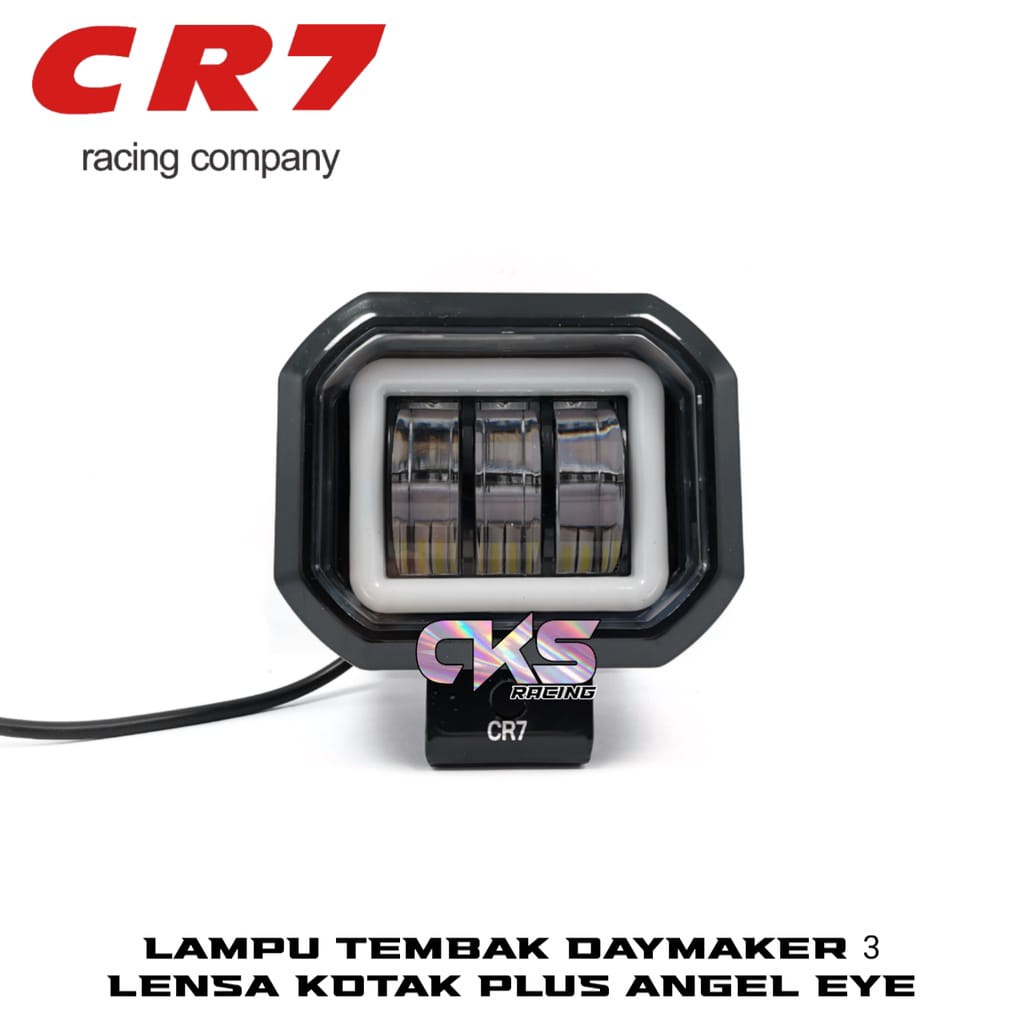 lampu tembak LED cwl daymaker 3 mata k30 kotak lampu tembak