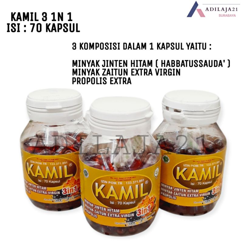 Kamil 3 In 1 Isi 70 Kapsul