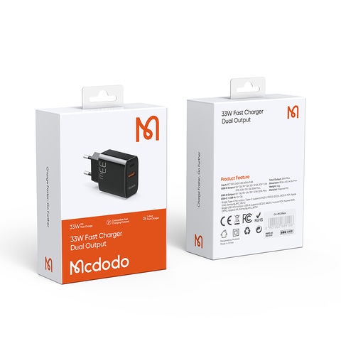 MCDODO CH-0921 33W Charger PD Super FAST Quick Charging Dual Charge Android Iphone