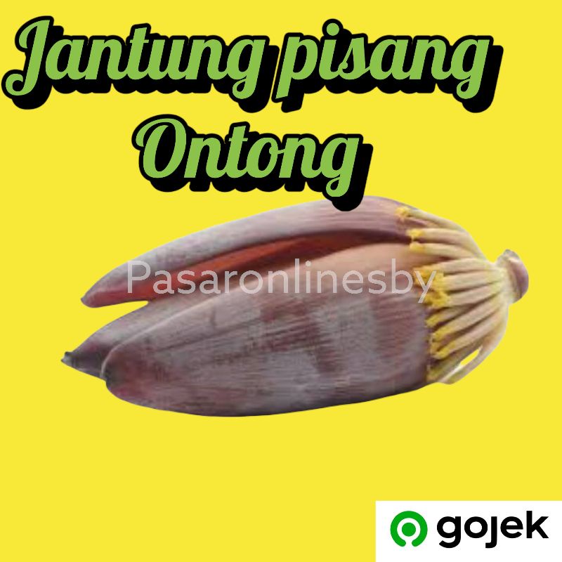 

PASAR GUBENG - Jantung Pisang / Ontong - Per Pcs