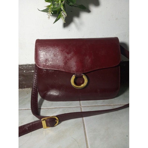 preloved tas vintage esquire kulit asli