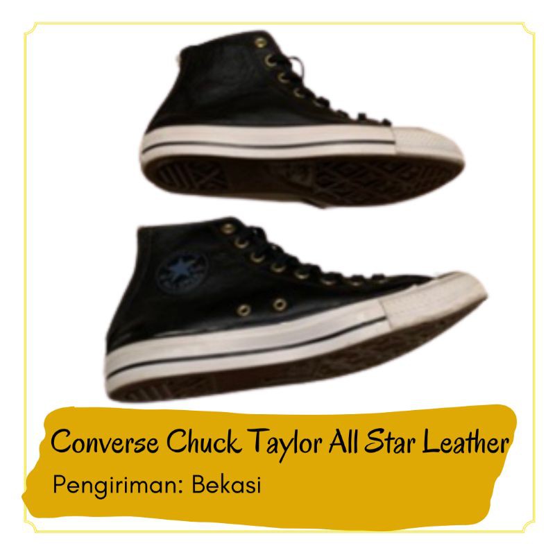 all star sneakers leather