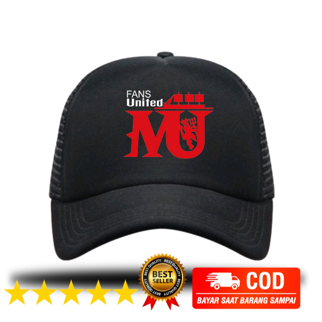 TOPI TRUCKER JARING SABLON topi manchaster united terbaru 2022  topi trucker jaring terbaru kekinian