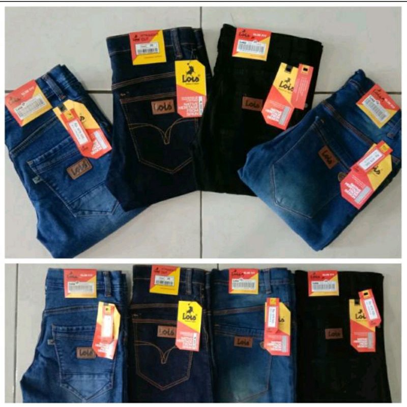 Celana jeans panjang pria merk louis