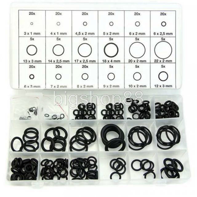 Karet Rubber O Ring Seal Tightening 225 PCS seal ring band